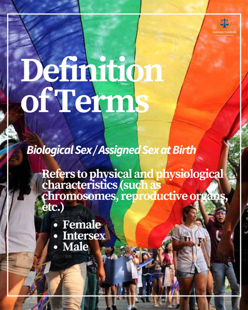 SOGIE Definition of Terms