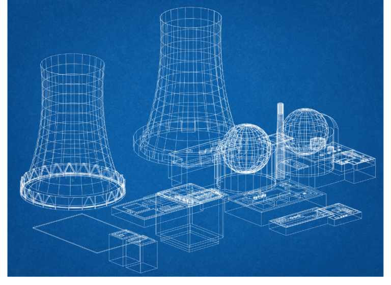 Nuclear site blueprint. PHOTO: Jelena83/GETTY IMAGES