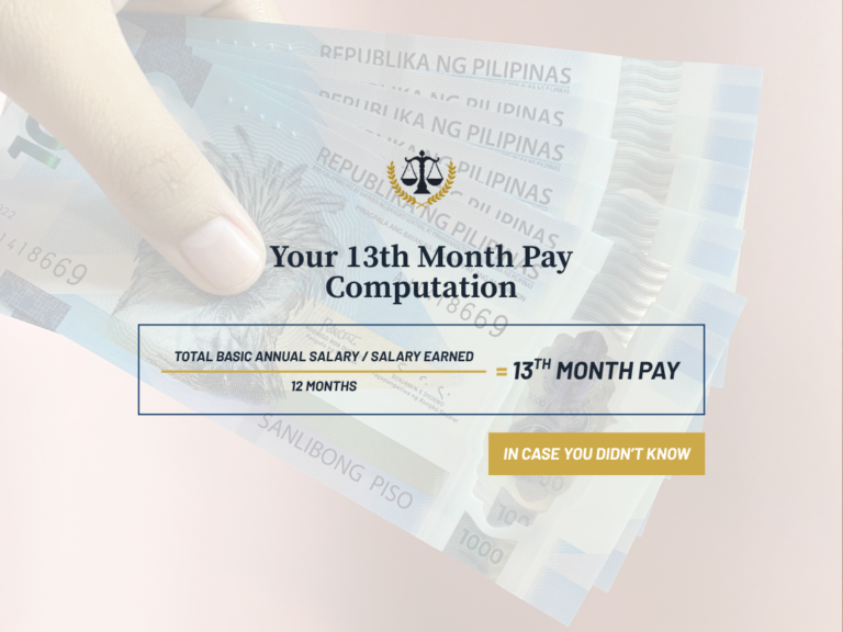 What You Need to Know about 13th Month Pay in the Philippines. PHOTO: Virtual Mrs Q and STLAF/CANVA